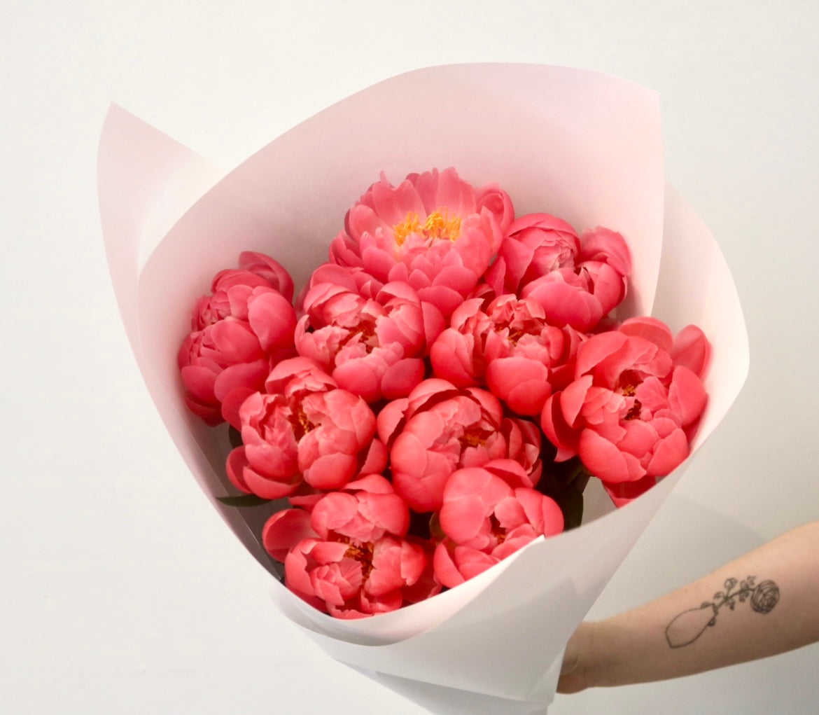 Fresh flower bouquet delivered to Kelvin Grove by Brisbane Northside florist Green Darling Flowers