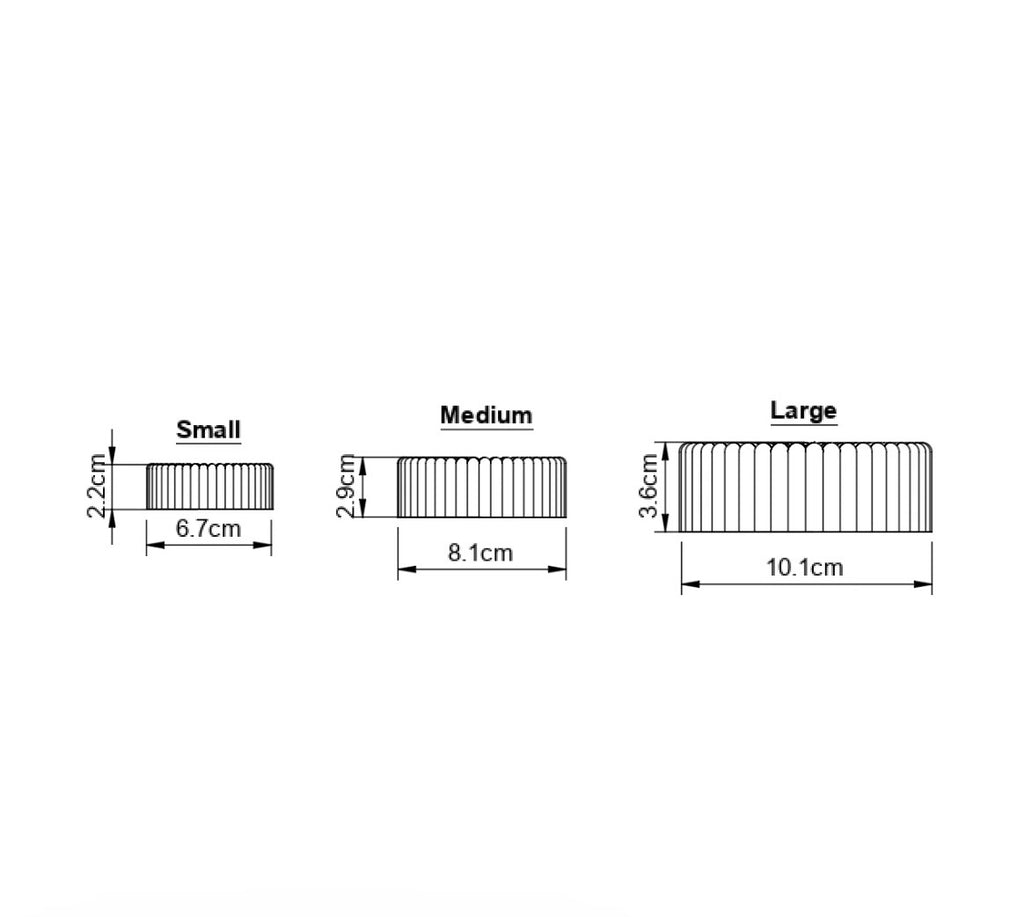 Scalloped Trinket Bowl Set