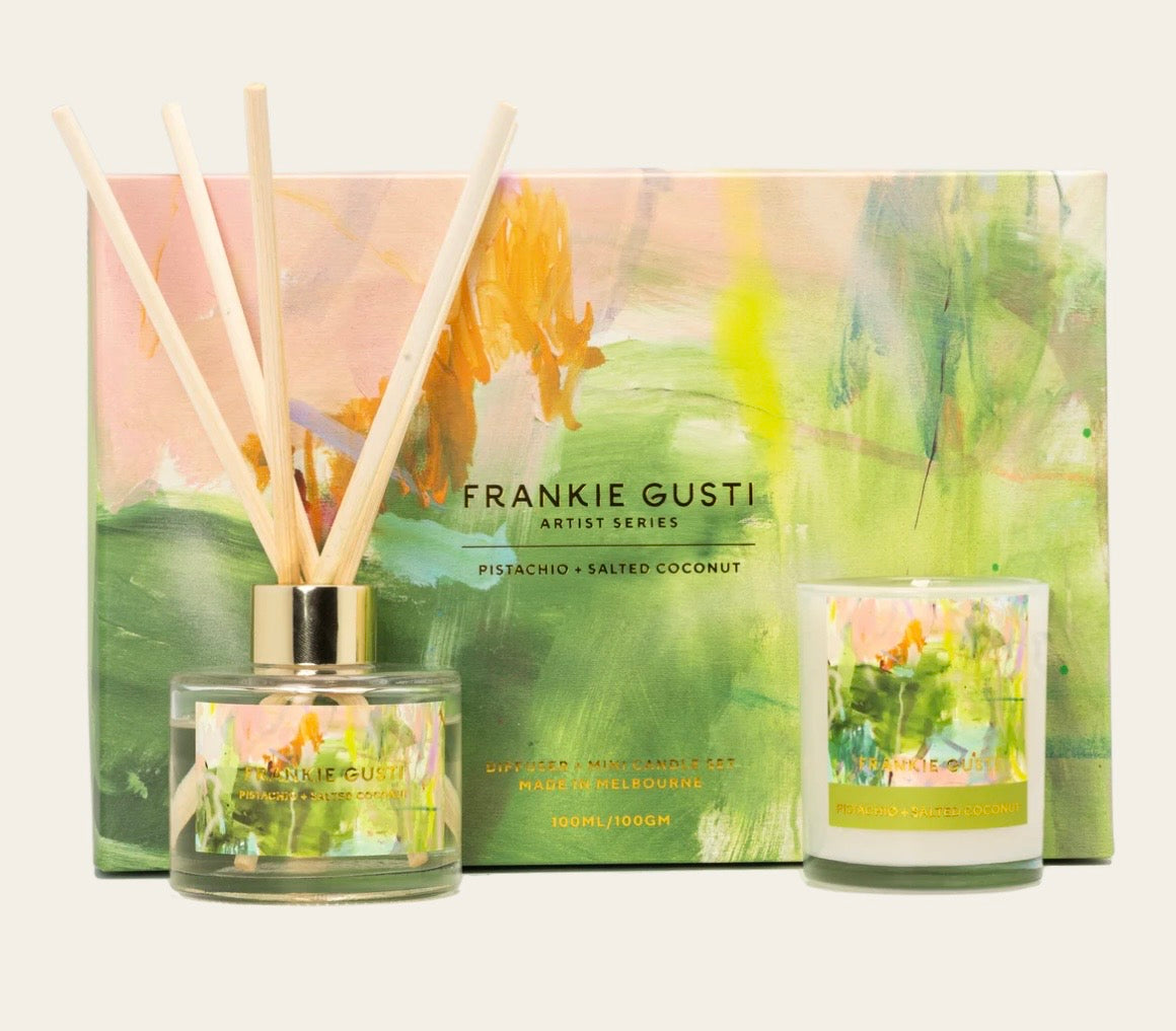 Frankie Gusti Candle and Diffuser Set