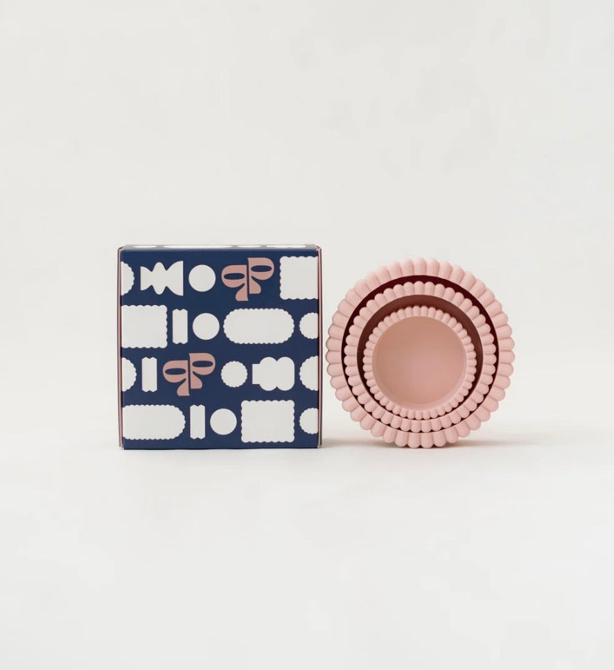 Scalloped Trinket Bowl Set