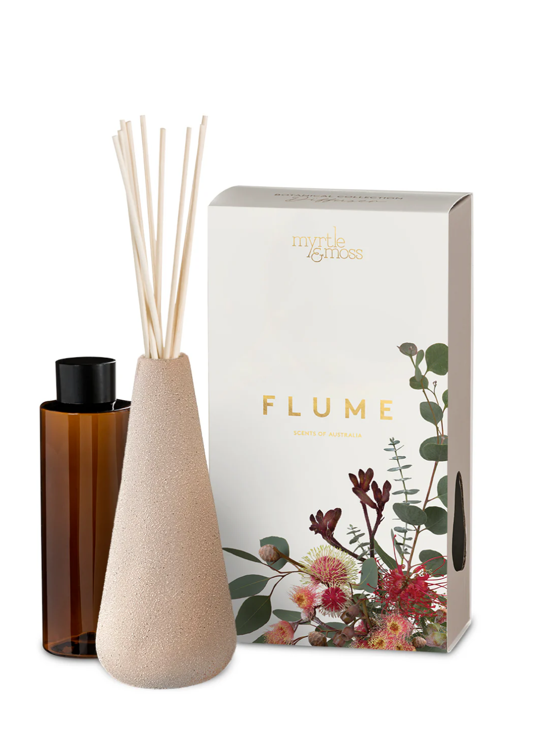 Myrtle & Moss FLUME Botanical Diffuser – Green Darling Flowers
