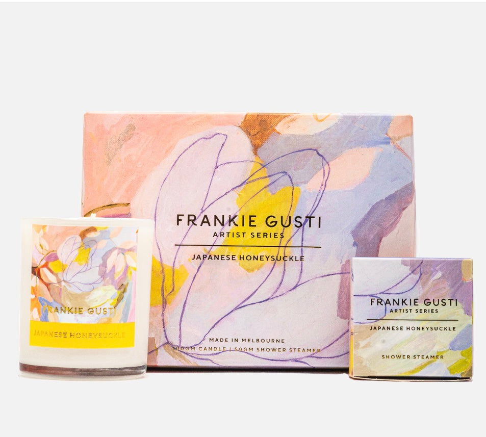 Frankie Gusti Mini Candle & Shower Steamer Set