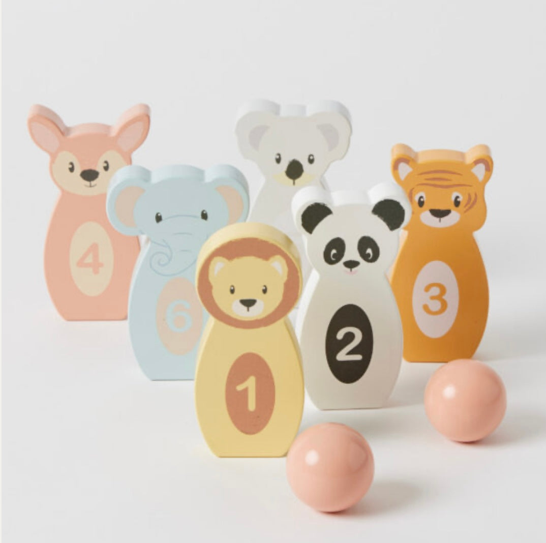 Animal Bowling Set