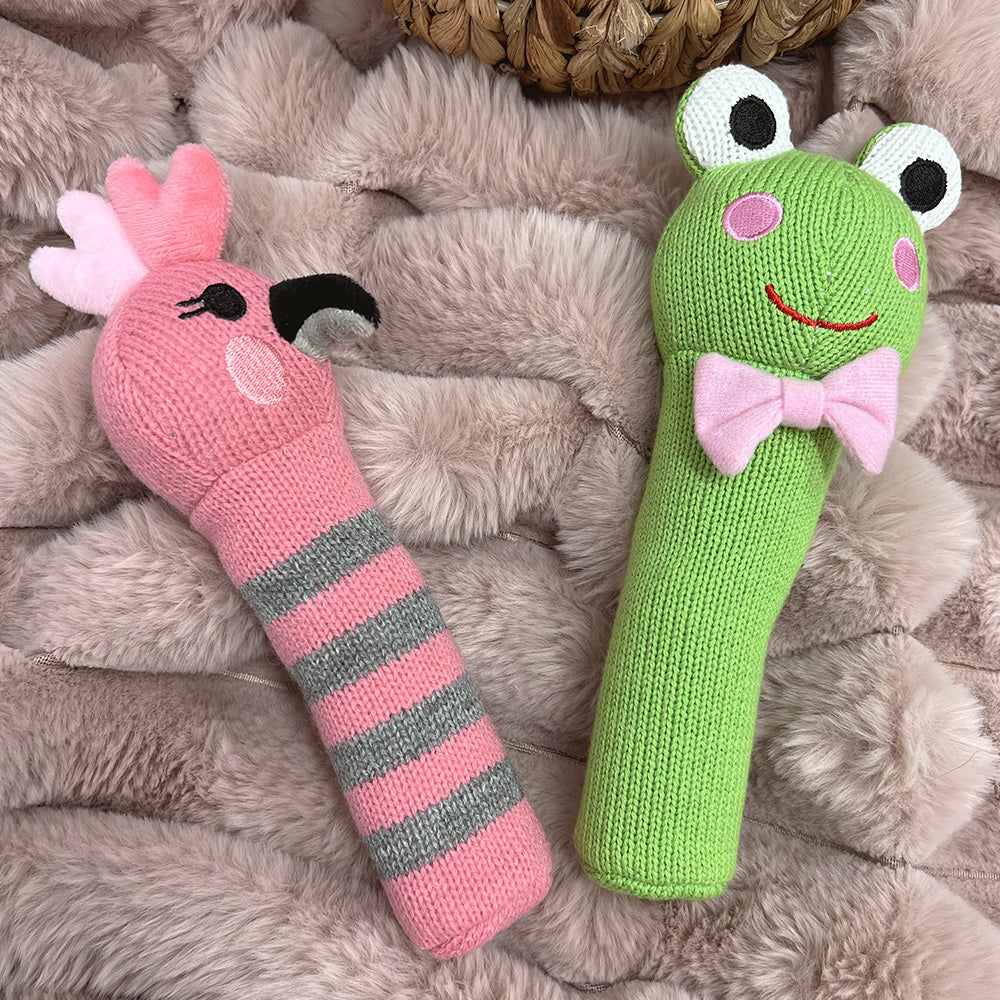 Knitted Baby Rattle